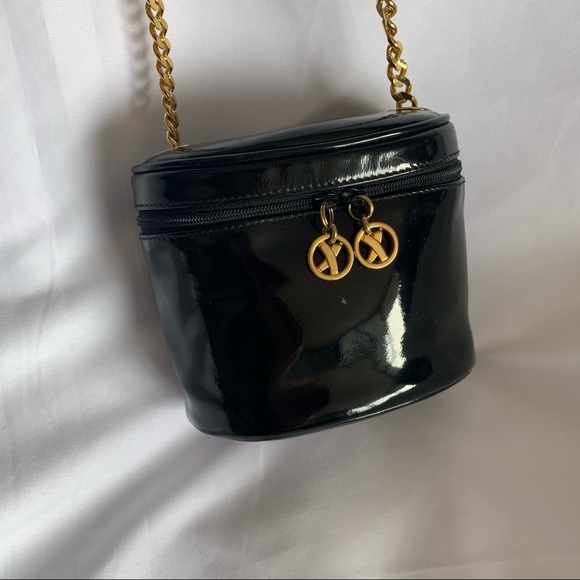 Paloma Picasso Black Patent Mini Purse - Picture 7 of 10